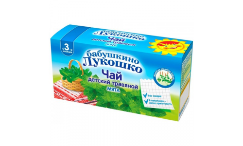 Бабушкино Лукошко чай для детей 1г №20 с 3 мес мята