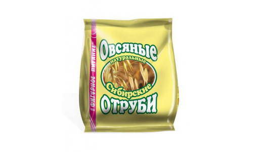 ОТРУБИ ОВСЯНЫЕ СИБИРСКИЕ НАТУРАЛЬНЫЕ 200Г