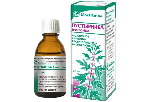 Пустырник настойка, фл 25мл