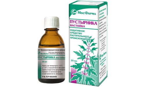 Пустырник настойка, фл 25мл