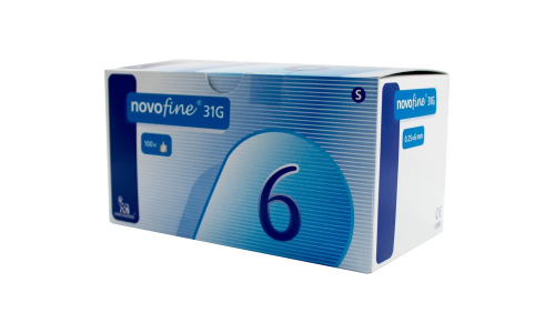 Новофайн 31G иглы 0,25ммX6мм №100