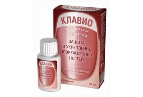 Клавио лосьон для ногтей 20мл для поврежд ногтей