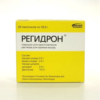 РЕГИДРОН, ПОРОШОК ДЛЯ ПРИЕМА ВНУТРЬ ПАКЕТЫ 18.9Г №20 Купить РЕГИДРОН, ПОРОШОК ДЛЯ ПРИЕМА ВНУТРЬ ПАКЕТЫ 18.9Г №20