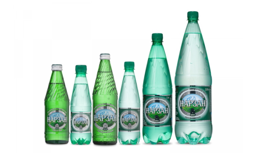 ВОДА МИНЕРАЛЬНАЯ, НАРЗАН ПРИРОД ГАЗИРОВАННАЯ 0,33Л ПЭТ