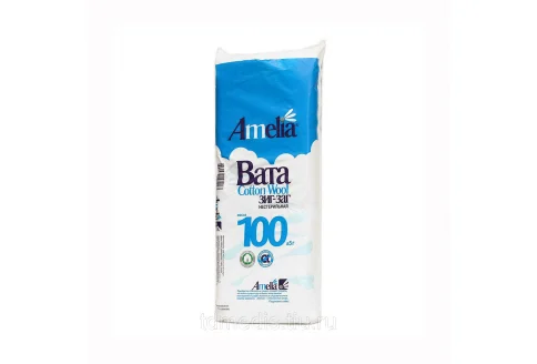 Вата хирург Зиг-Заг Амелия 100г н/стер