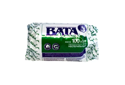 Вата хирург Амелия 100г н/стер