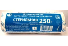 Вата хирург Клинса 250г н/стер