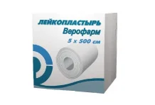 Верофарм пластырь фиксир 5смX500см уп карт