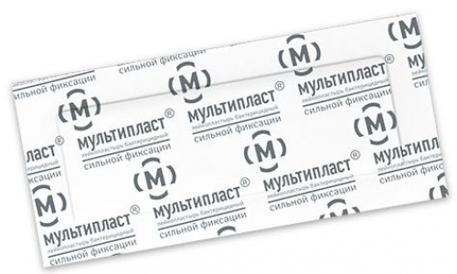 Мультипласт пластырь бактерицидный 2,5смX7,2см сильн фикс