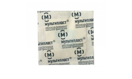 Мультипласт пластырь бактерицидный 3,8смX3,8см сильн фикс