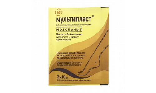 Мультипласт пластырь мозольный 2смX10см