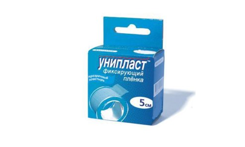 Унипласт пластырь фиксир 5смX500см плен осн