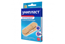 Унипласт пластырь бактерицидный 1,9смX7,2см №20 водоотталкивающий