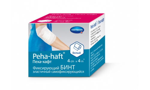 Пеха-Хафт бинт эласт фиксир 4мX4см белый