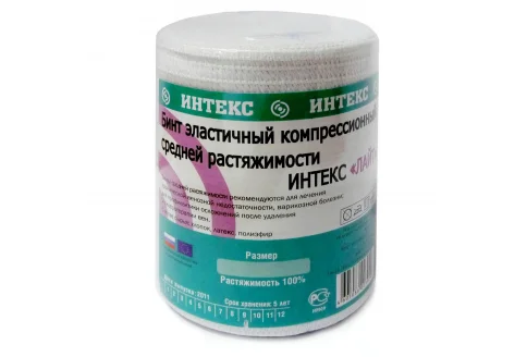 Интекс-Лайт бинт эласт СР 1мX8см с застежками