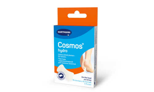 Космос Гидро пластырь от влаж мозолей на пятку 76х45мм №6
