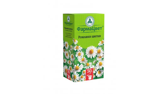Ромашка Аптечная цветки, пачка 50г