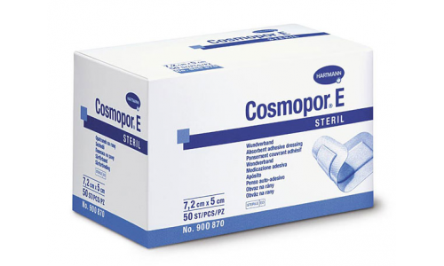 Космопор Е повязка п/операц самокл 5смX7,2см №50 стерил