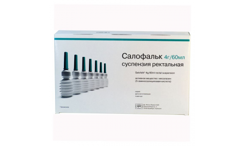 Салофальк сусп рект 4г 60мл №7