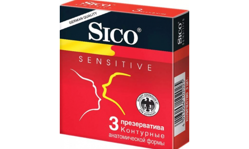 Презервативы Сико Сенситив контурные №3