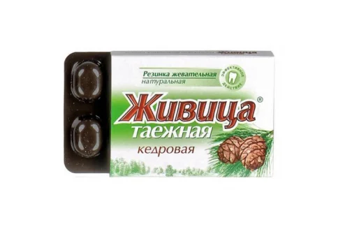 Живица Таежная резинка, жев №5 кедровая