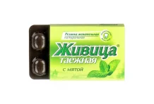 ЖИВИЦА ТАЕЖНАЯ ЖЕВАТЕЛЬНАЯ РЕЗИНКА №5 МЯТА