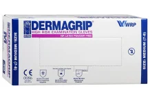 Перчатки смотр латекс DermaGrip High Risk р.М №25пар н/стер н/опудр повыш прочн