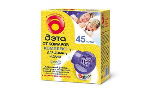 Дэта инсекто комплект (ун.фумиг.+жидк.45 ночей)