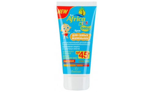 Флоресан Африка Кидс крем Арт.Ф-411 50мл SPF 45+ для самых маленьких