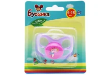 Бусинка пустышка силик 6-18 мес дышащая 407