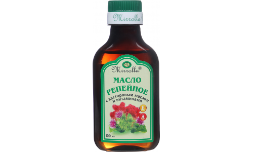 Мирролла масло репейное 100мл вит AE масло касторовое