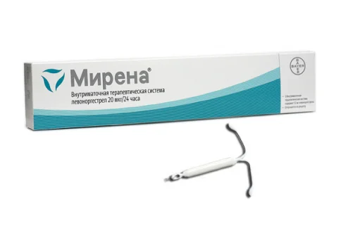 Мирена, система в/маточн терап 20мкг/24ч №1
