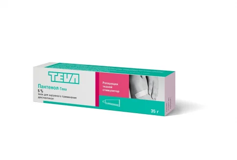Пантенол Тева, мазь для наруж примен 5% 35г