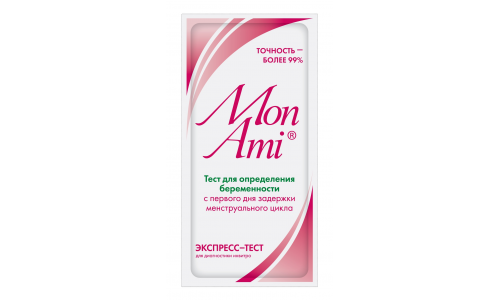 ТЕСТ ДЛЯ ОПРЕДЕЛЕНИЯ БЕРЕМЕННОСТИ МОН АМИ №1