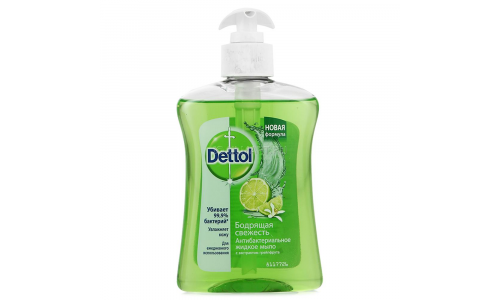 ДЕТТОЛ МЫЛО ЖИДКОЕ АНТИБАКТЕРИАЛЬНОЕ БОДРЯЩИЙ СВЕЖИЙ ГРЕЙПФРУТ 250МЛ