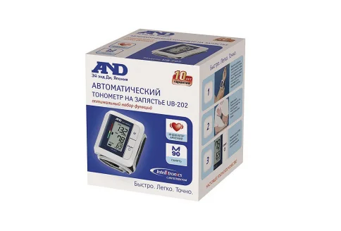 Тонометр автомат на запястье AND UB-202