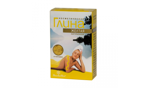 Глина желтая 100г