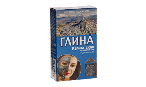 Глина черная косметическая пачка 100г
