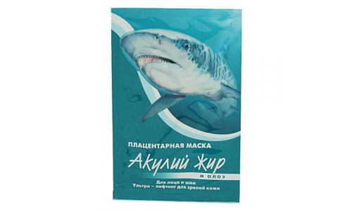 Акулий Жир Акулья Сила маска плацент №1 алоэ ультра лифтинг