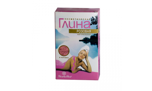 Глина розовая 100г