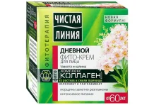 Чистая Линия фито-крем для лица 60+ 45мл таволга и калина