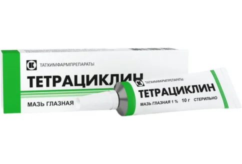 Тетрациклин, мазь глазн 1% 10г