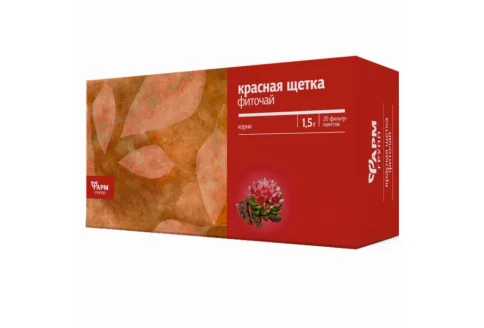 Красная Щётка-Родиола Четырехчленная корневища и корни, фильтр-пакеты 1,5г №20
