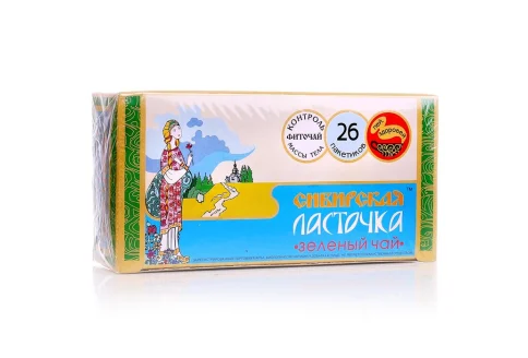 Чайный напиток Сибирская Ласточка зеленый чай №26