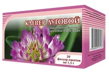 Клевер Луговой цветки и трава, фильтр-пакеты 1,5г №20