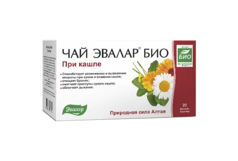 Чай Эвалар Био 2г №20 от кашля