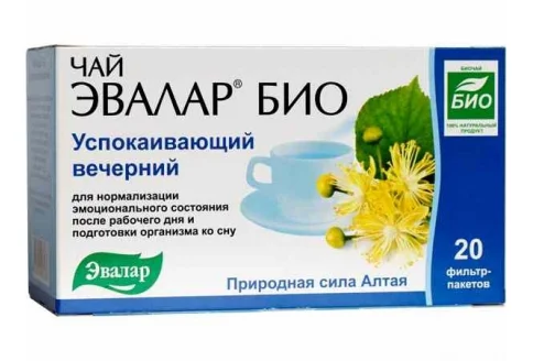 Чай Эвалар-Био 2г №20 успокаив вечерний