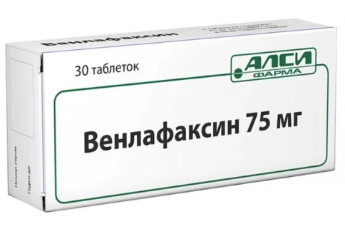 Венлафаксин-Алси, таблетки 75мг №30