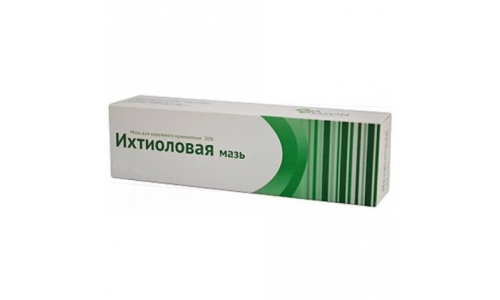 Ихтиоловая мазь д/наруж примен 20% 25г