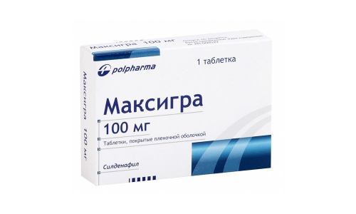 МАКСИГРА, ТАБЛЕТКИ 100МГ №1